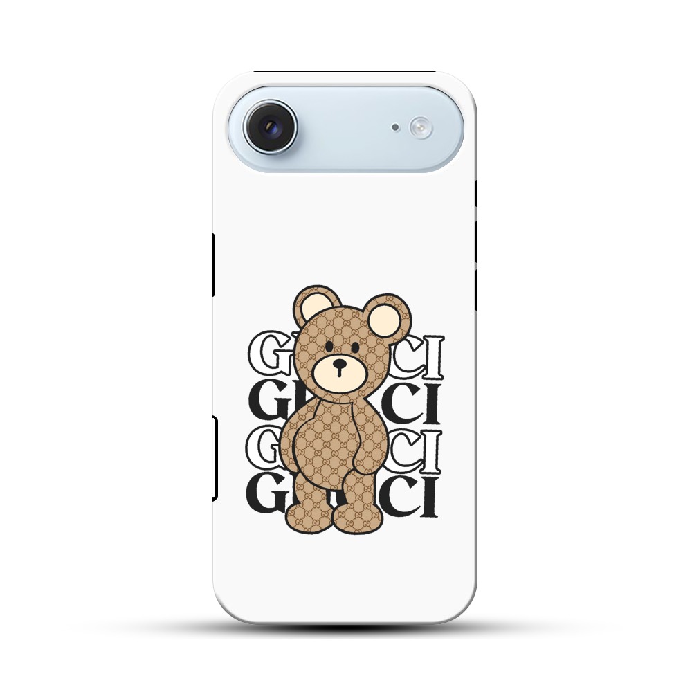 かわいいクマのデザイン iPhone Airオリジナル耐衝撃ケース