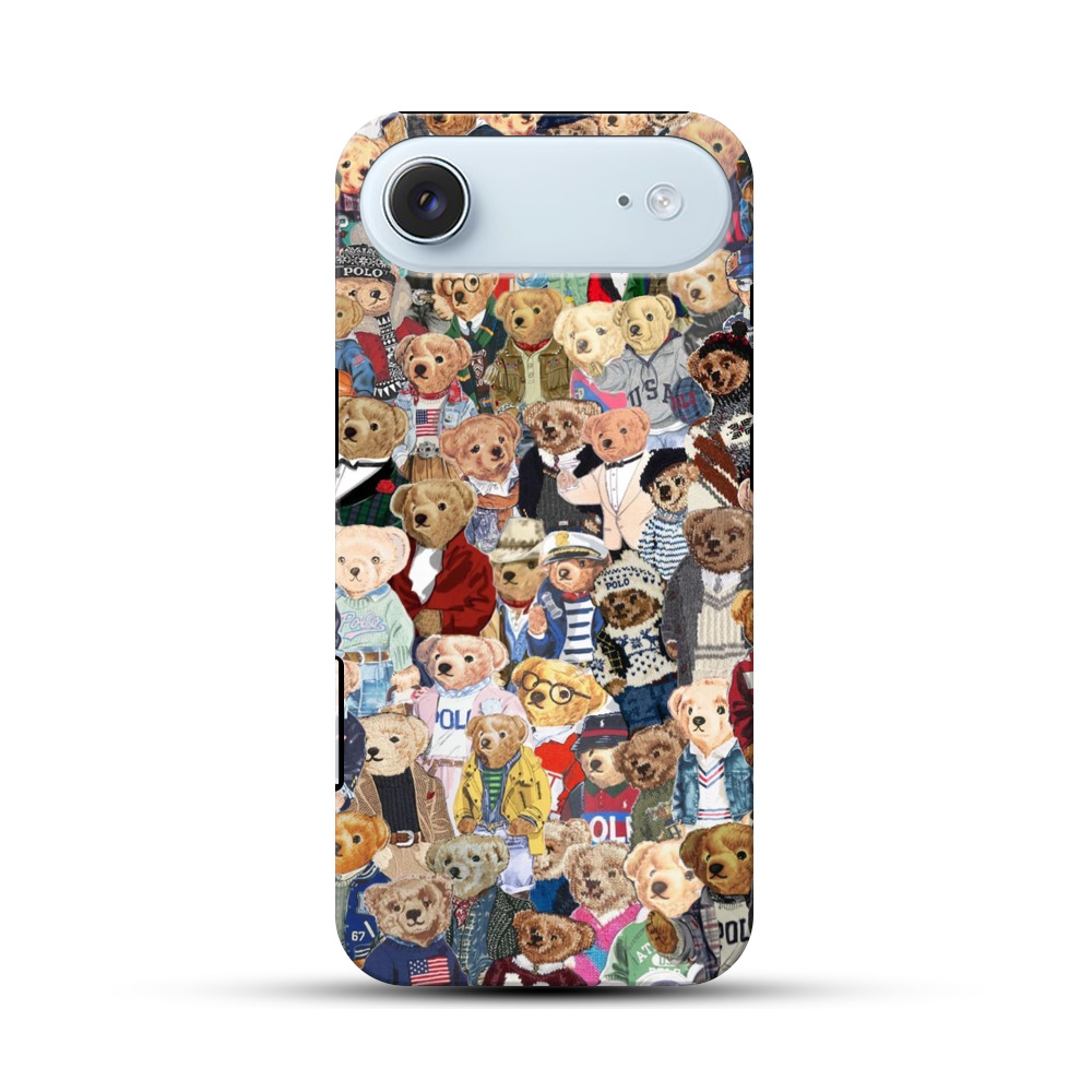 かわいいクマたち iPhone Airオリジナル耐衝撃ケース