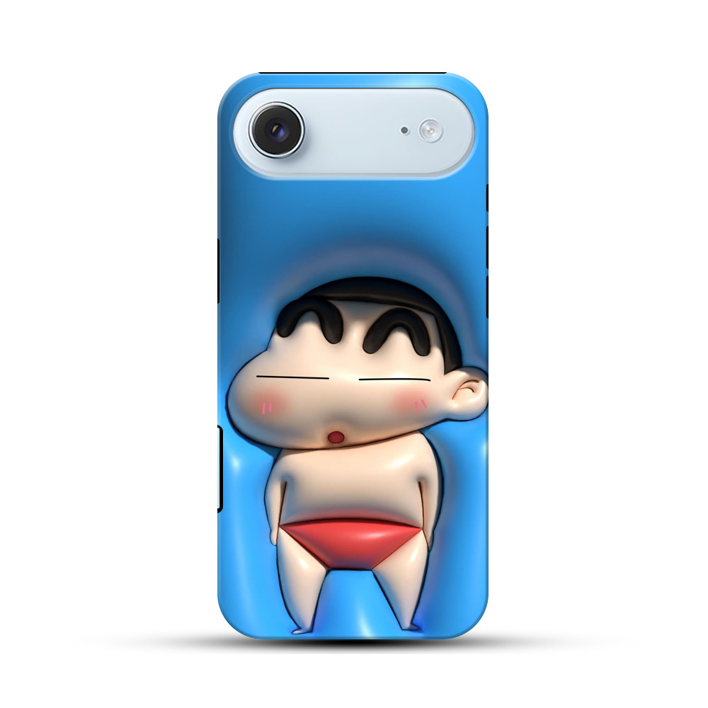 かわいい寝顔キャラクター iPhone Airオリジナル耐衝撃ケース