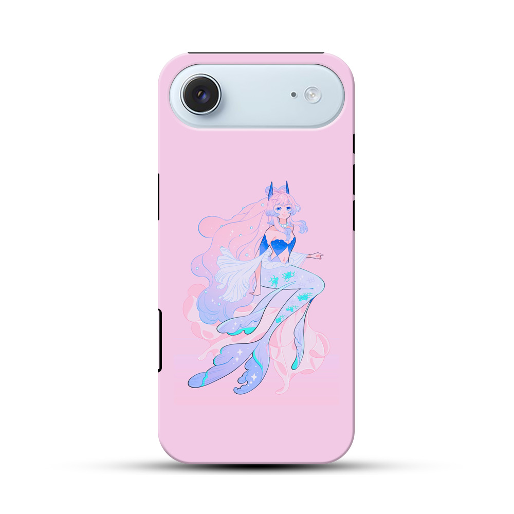 かわいい人魚のイラスト iPhone Airオリジナル耐衝撃ケース