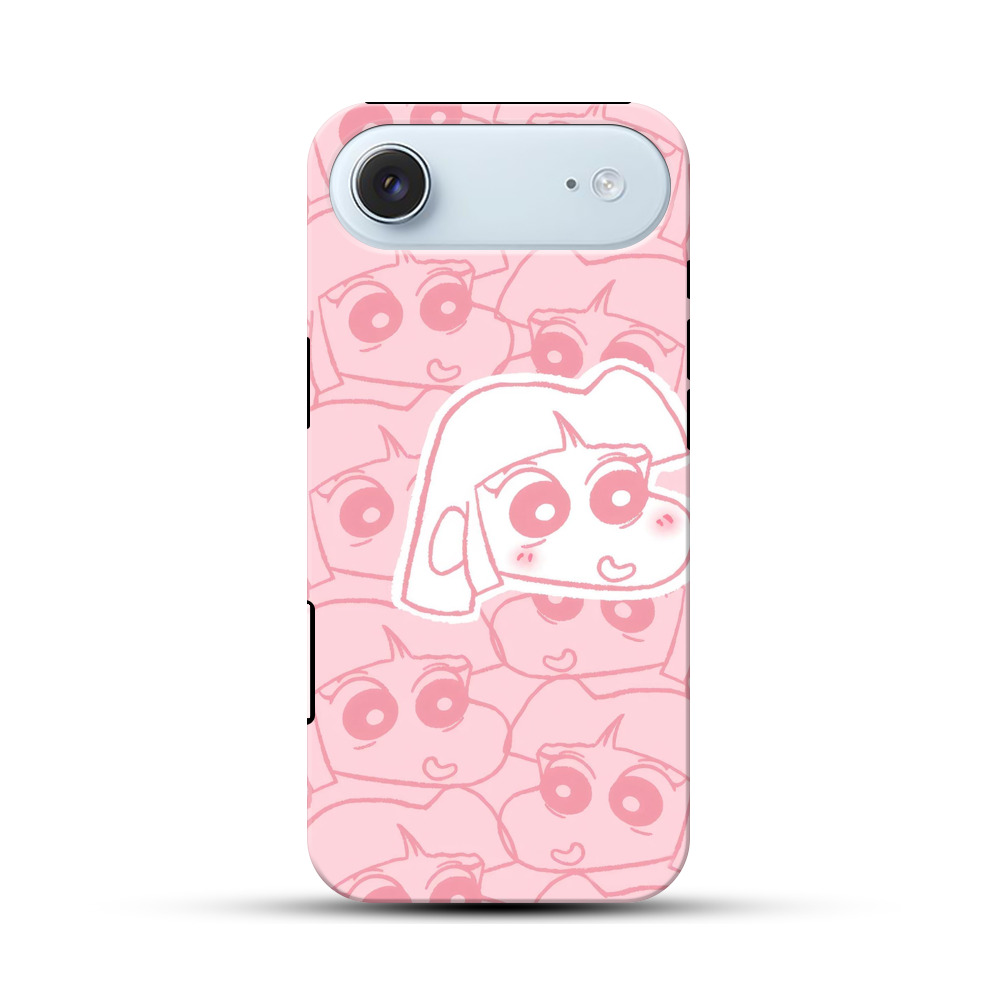 かわいいキャラクター顔 iPhone Airオリジナル耐衝撃ケース