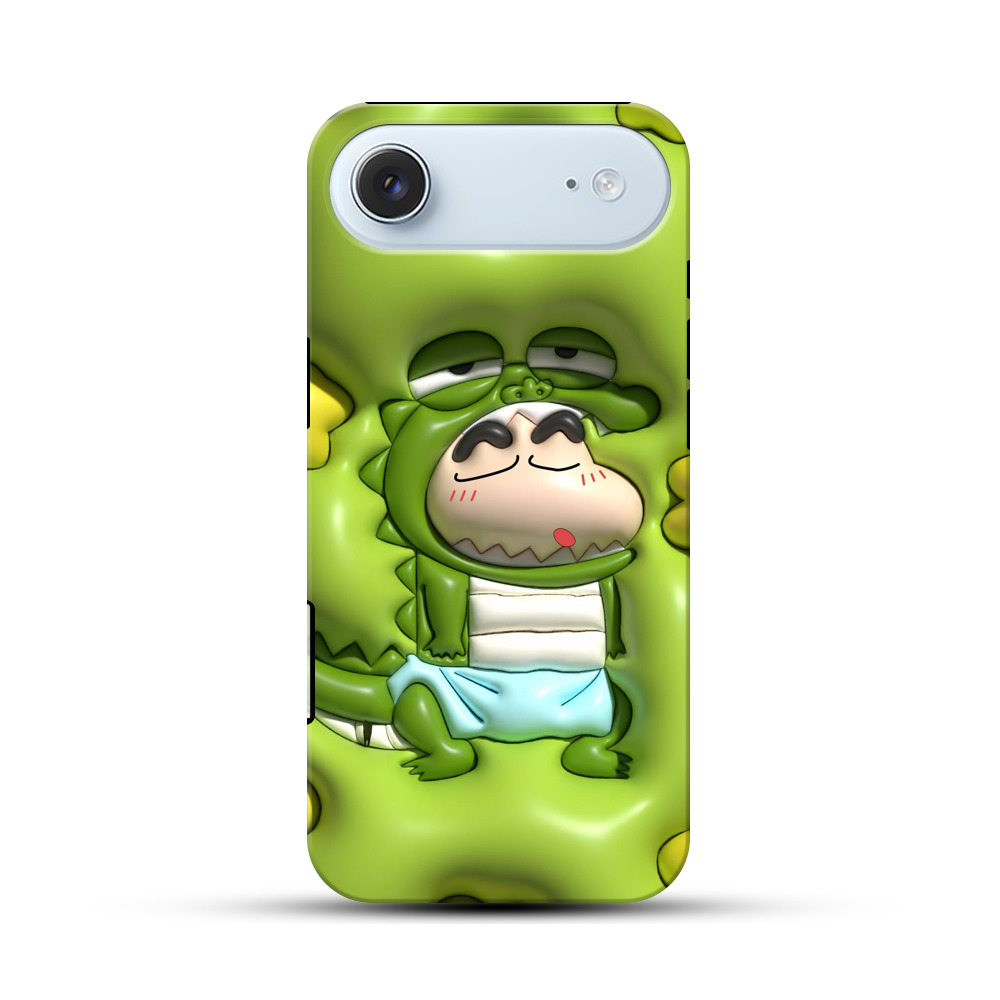 かわいいワニ着ぐるみ iPhone Airオリジナル耐衝撃ケース