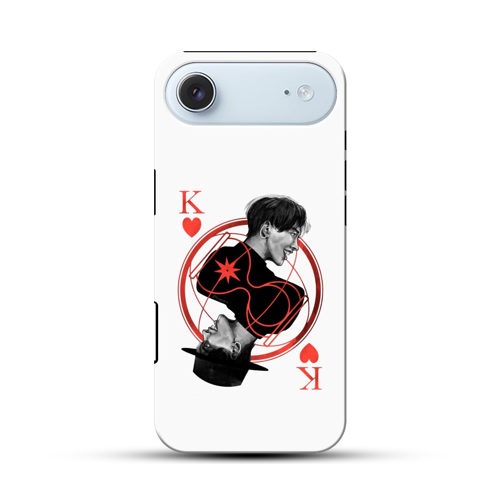 キングのカードイラスト iPhone Airオリジナル耐衝撃ケース