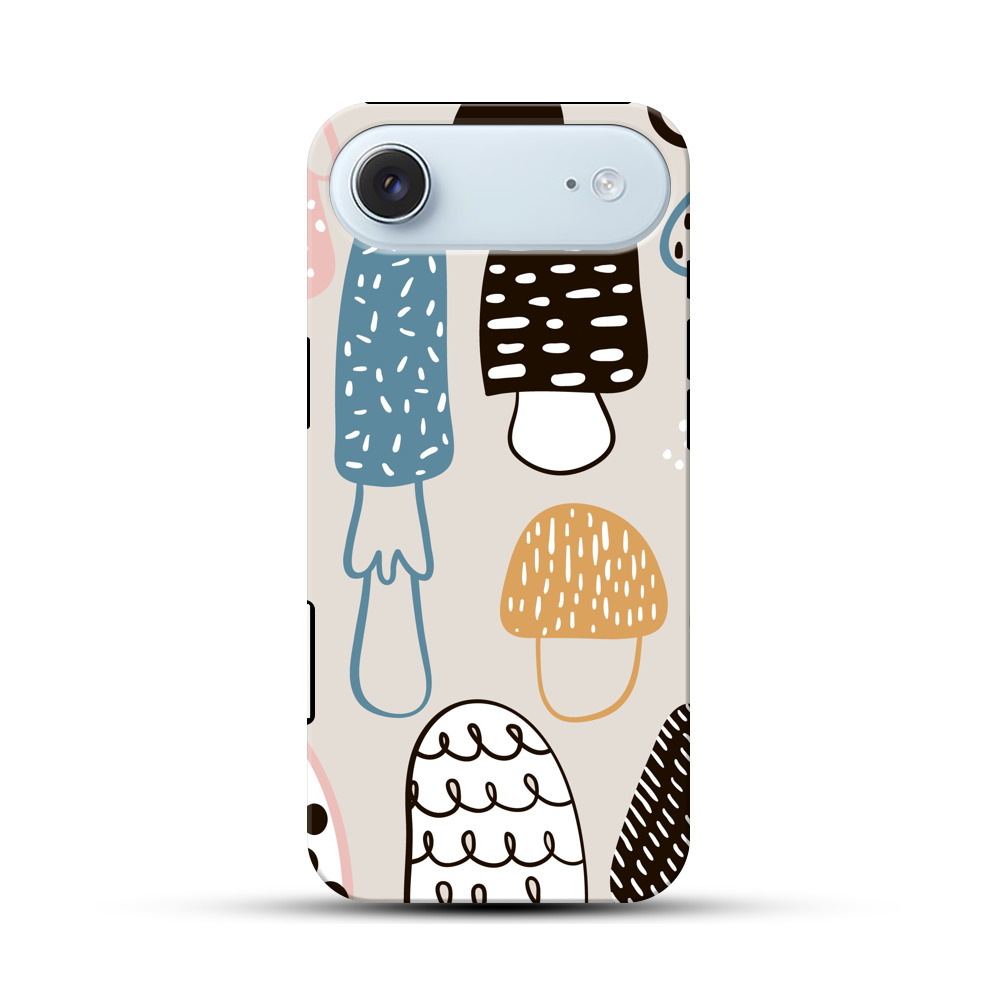 キノコのデザイン iPhone Airオリジナル耐衝撃ケース