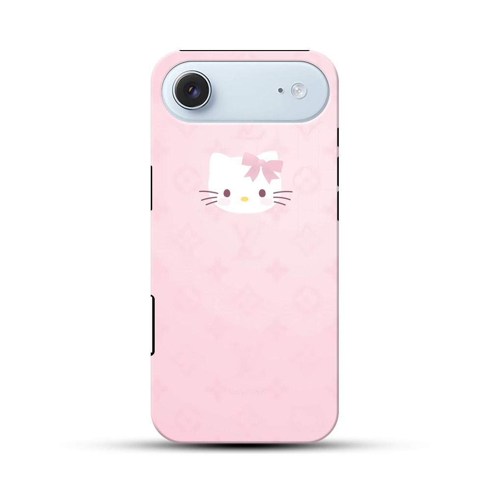 リボン付きキティちゃん iPhone Airオリジナル耐衝撃ケース