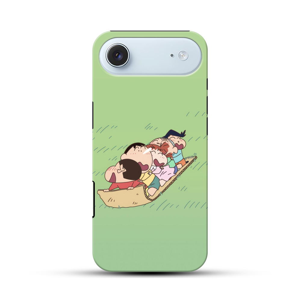 段ボールで遊ぶ子供たち iPhone Airオリジナル耐衝撃ケース