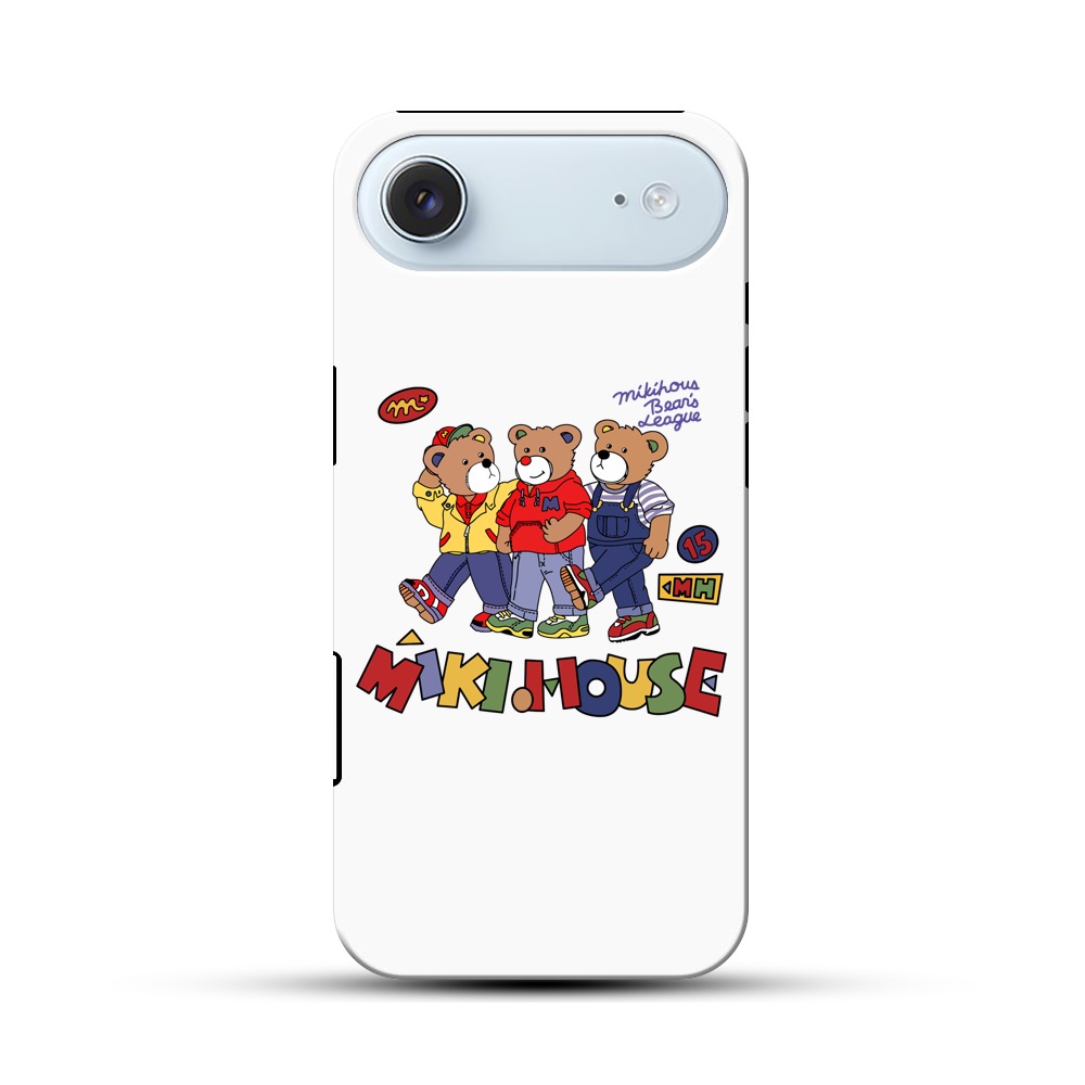 くまのデザイン iPhone Airオリジナル耐衝撃ケース