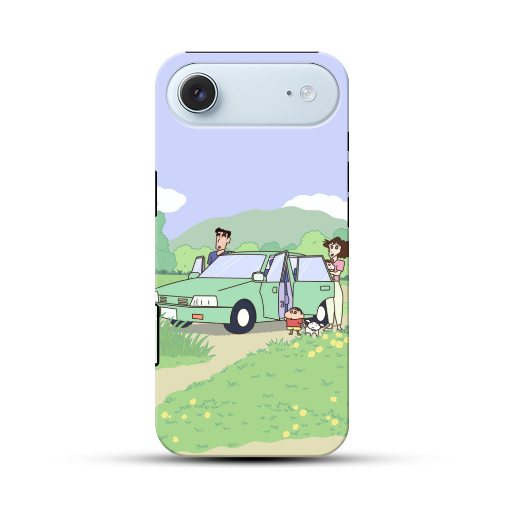 しんちゃん一家の車旅 iPhone Airオリジナル耐衝撃ケース