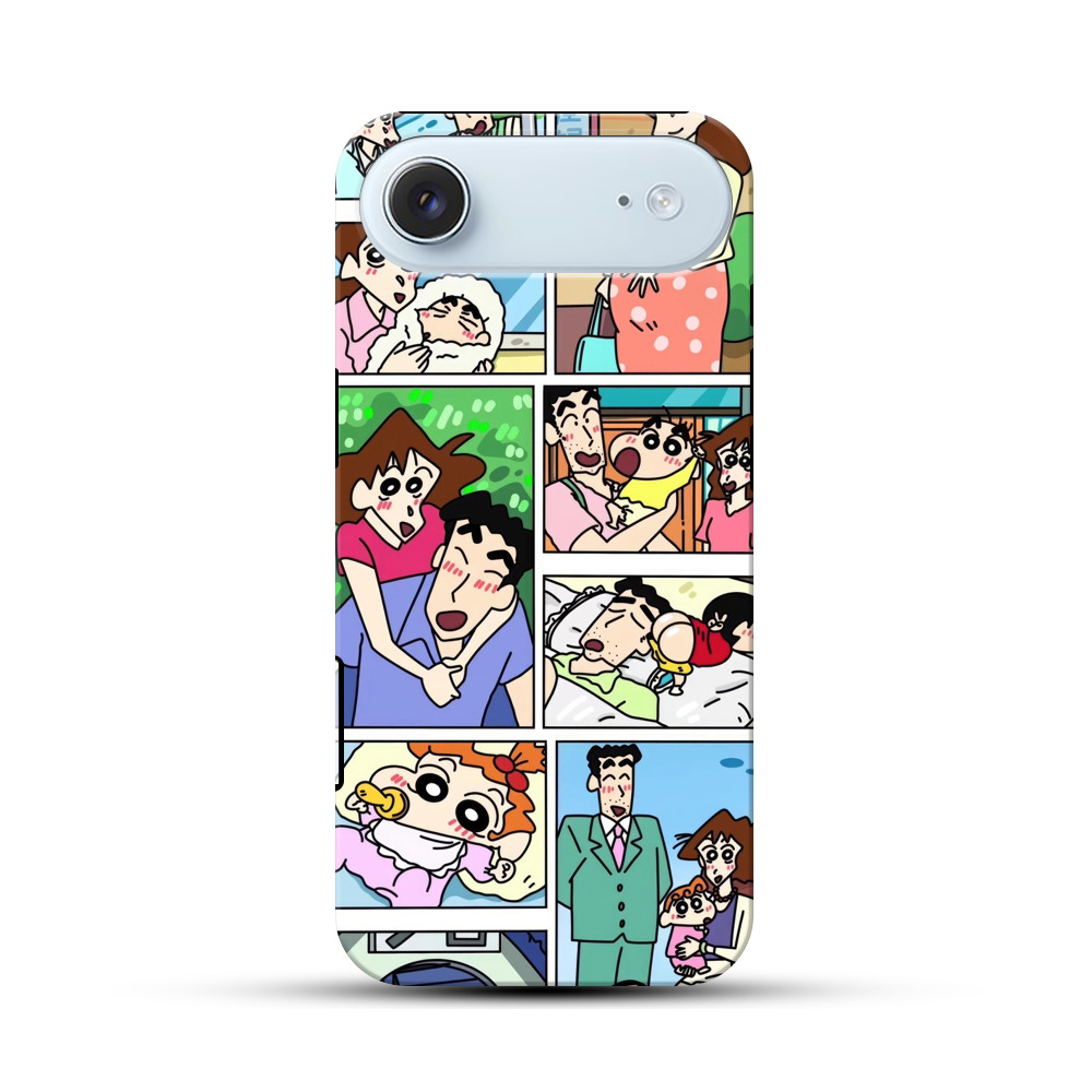 クレヨンしんちゃん家族の毎日 iPhone Airオリジナル耐衝撃ケース