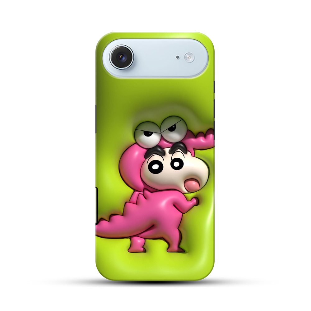 ピンク恐竜のしんちゃん iPhone Airオリジナル耐衝撃ケース