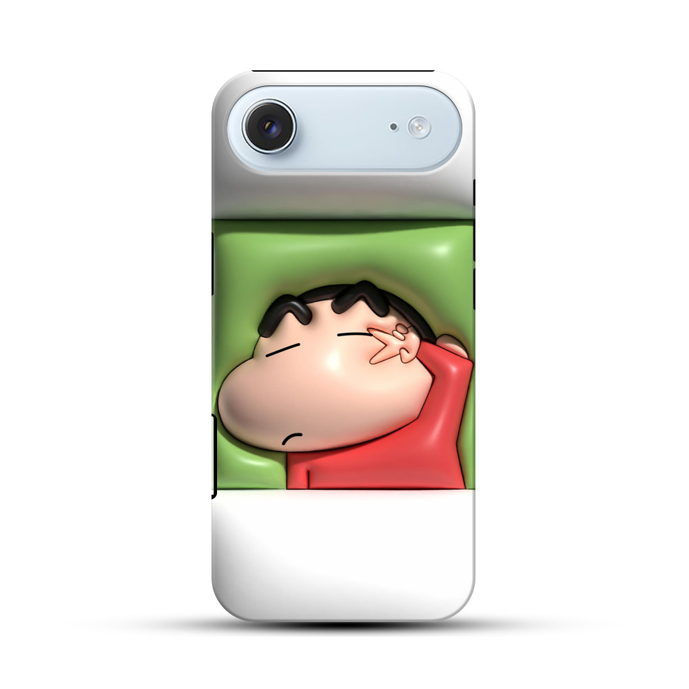眠そうなしんちゃん iPhone Airオリジナル耐衝撃ケース