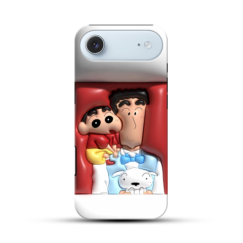 しんちゃんとマサオの友情 iPhone Airオリジナル耐衝撃ケース