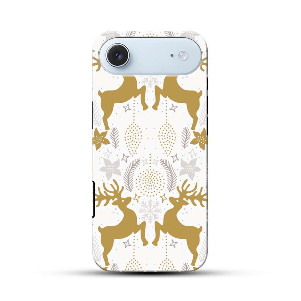 クリスマスのパターン iPhone Airオリジナル耐衝撃ケース