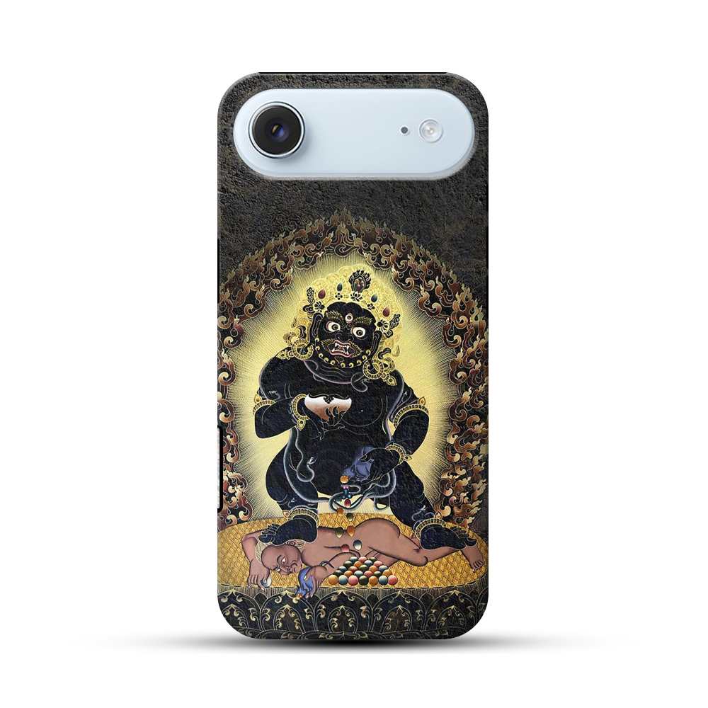 黒い仏像の守護神 iPhone Airオリジナル耐衝撃ケース