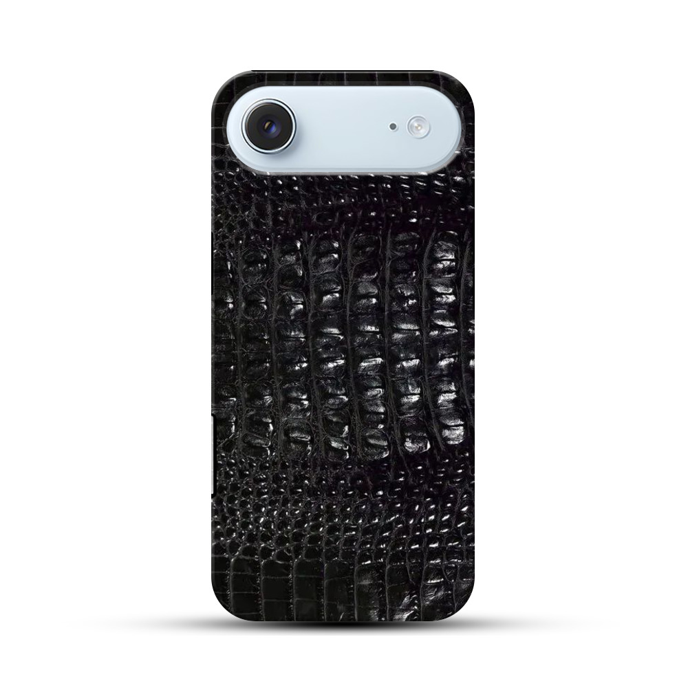 クロコダイル風のテクスチャ iPhone Airオリジナル耐衝撃ケース