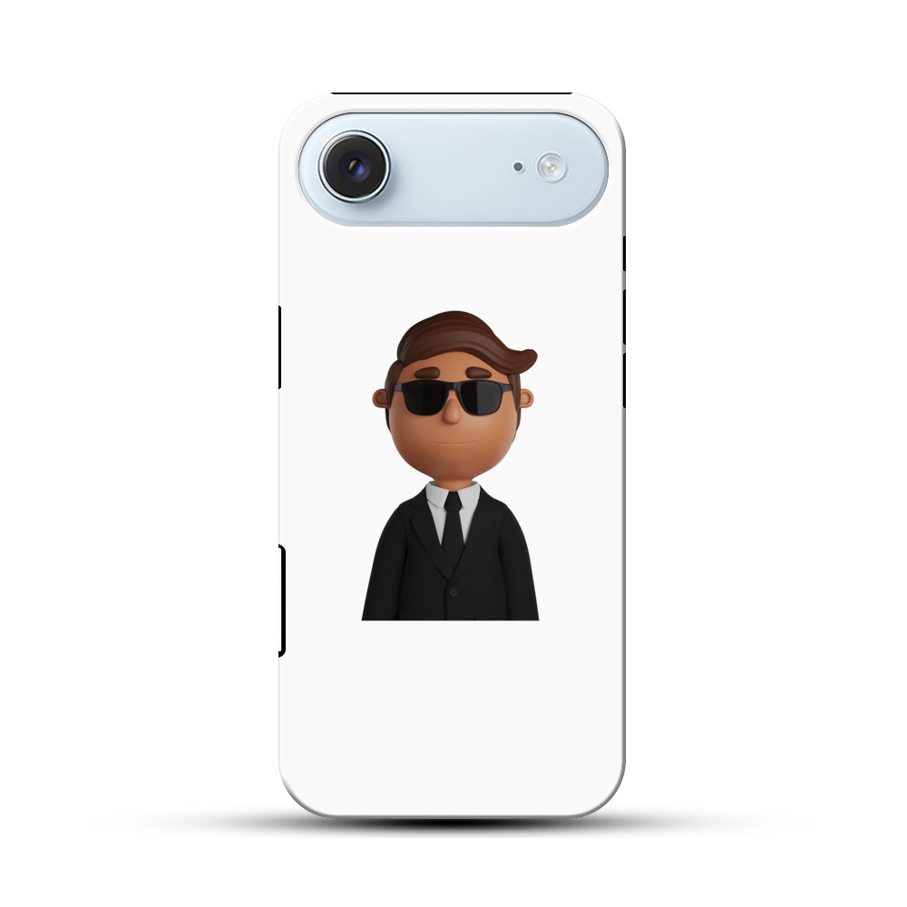 クールな男性キャラクター iPhone Airオリジナル耐衝撃ケース