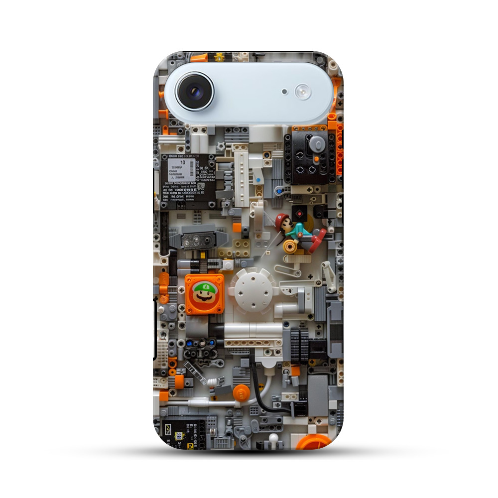 レゴ風ゲームキャラクター iPhone Airオリジナル耐衝撃ケース