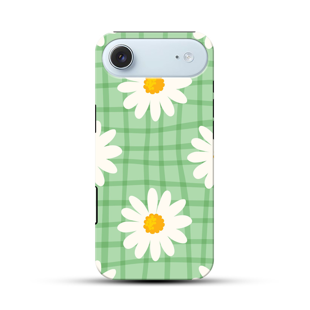 マーガレットの花柄 iPhone Airオリジナル耐衝撃ケース