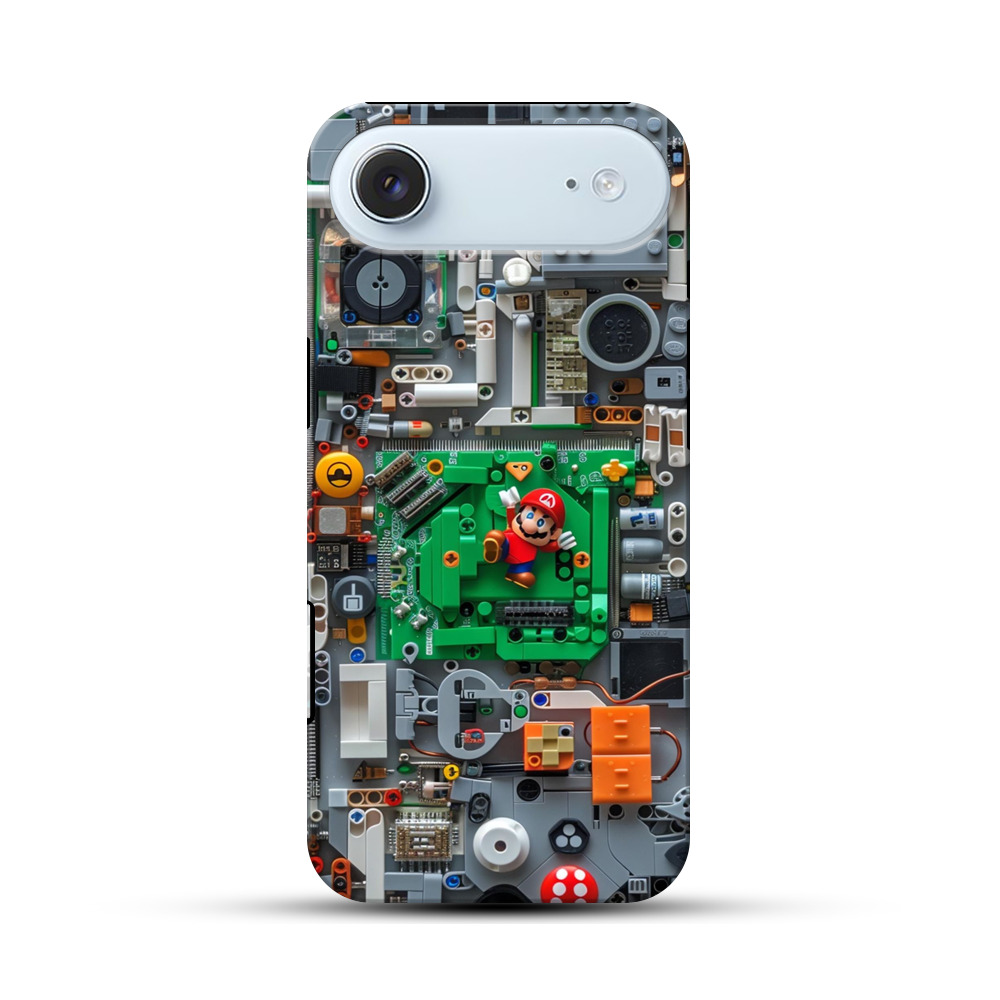 マリオと電子基板レゴ iPhone Airオリジナル耐衝撃ケース