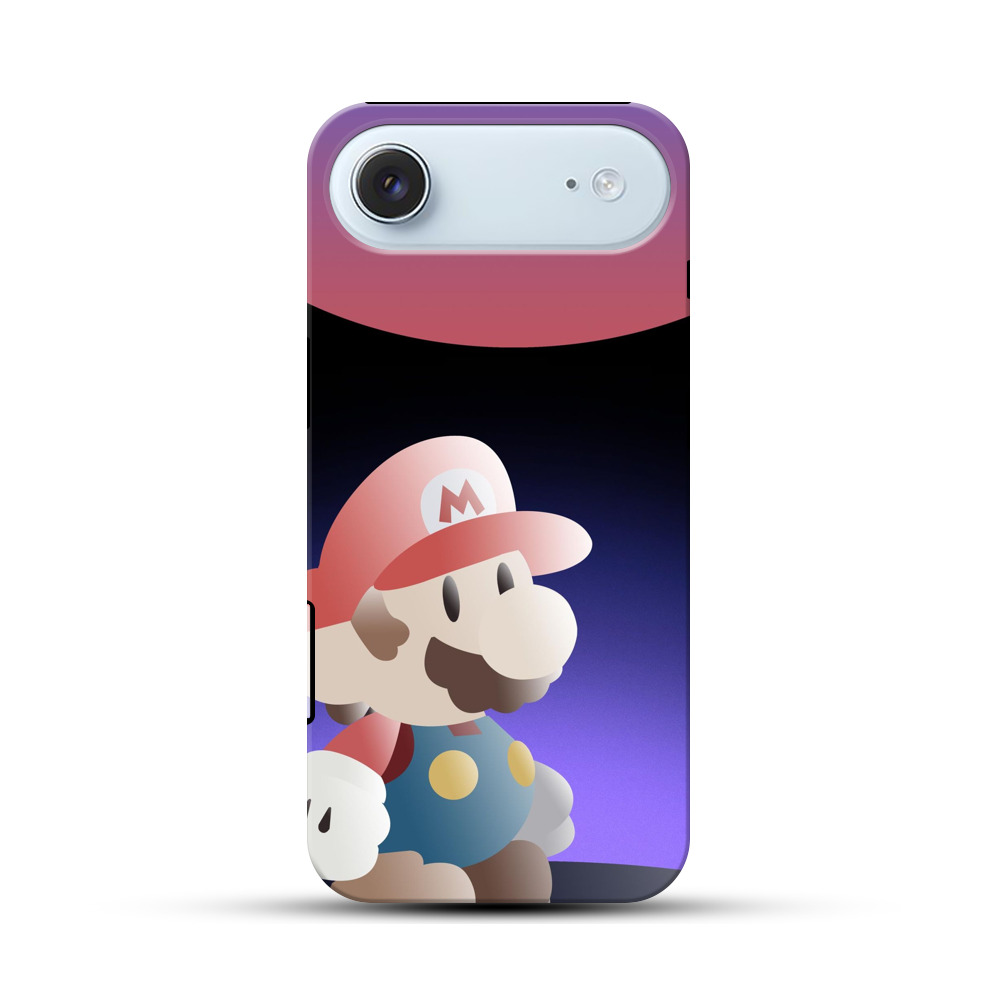 マリオのデザイン iPhone Airオリジナル耐衝撃ケース
