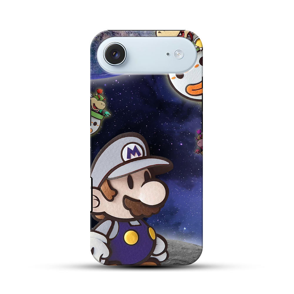 宇宙のマリオとクッパジュニア iPhone Airオリジナル耐衝撃ケース
