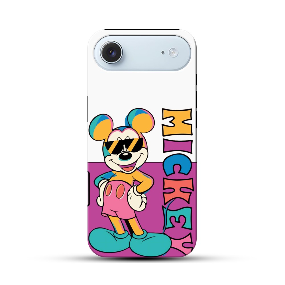 カラフルミッキー iPhone Airオリジナル耐衝撃ケース