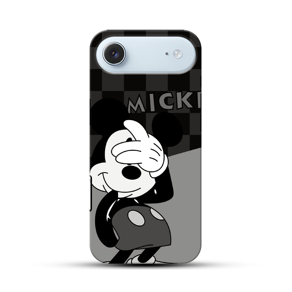 ミッキーモノクロイラスト iPhone Airオリジナル耐衝撃ケース