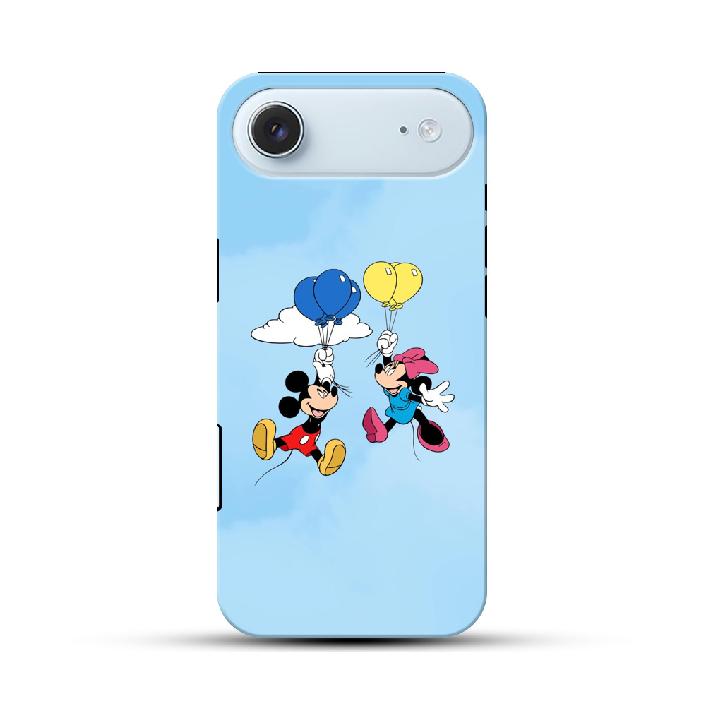 風船で浮かぶミッキーとミニー iPhone Airオリジナル耐衝撃ケース