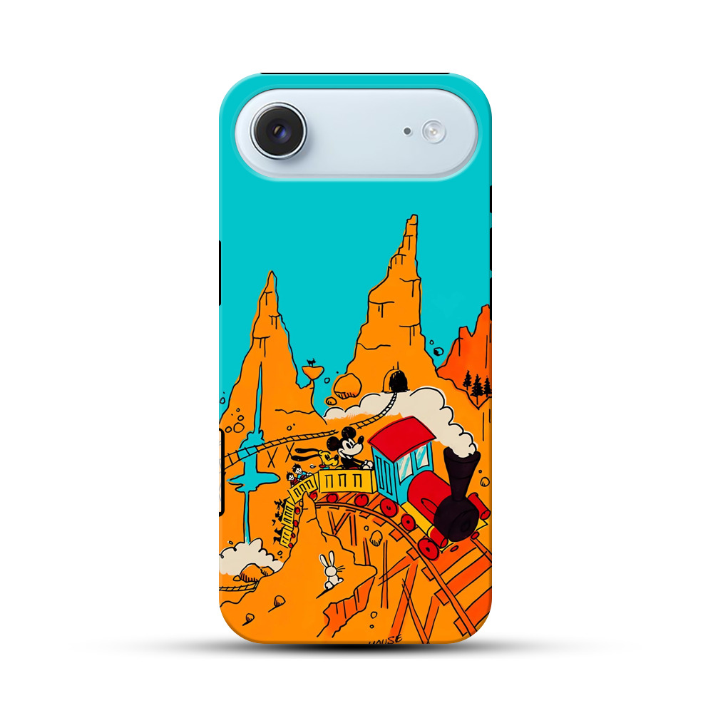 ミッキー汽車の冒険 iPhone Airオリジナル耐衝撃ケース