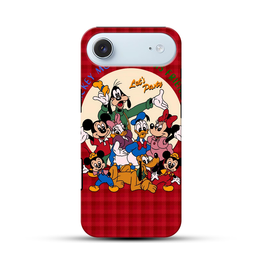 ミッキーと仲間たちパーティ iPhone Airオリジナル耐衝撃ケース