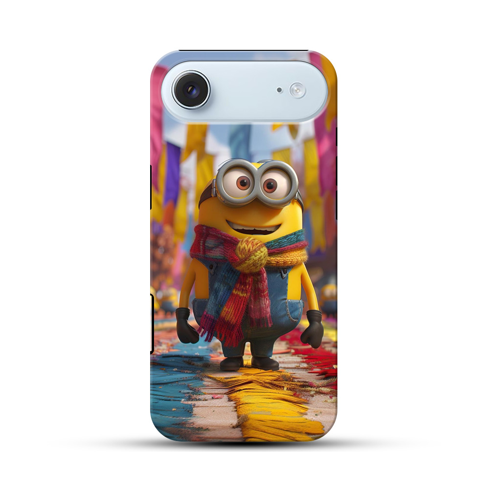 マフラーを巻いたミニオン iPhone Airオリジナル耐衝撃ケース