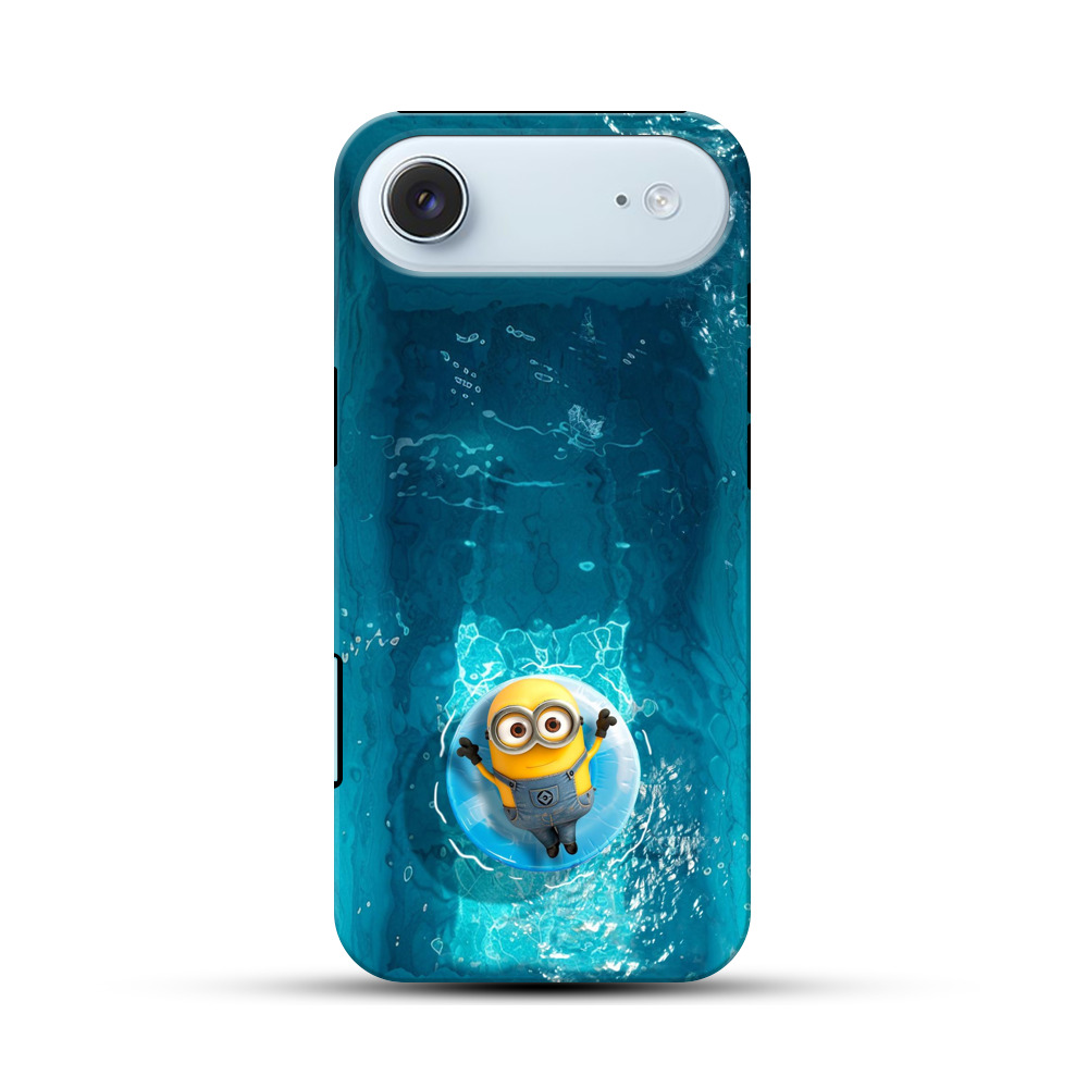 ミニオンのプール浮き輪 iPhone Airオリジナル耐衝撃ケース