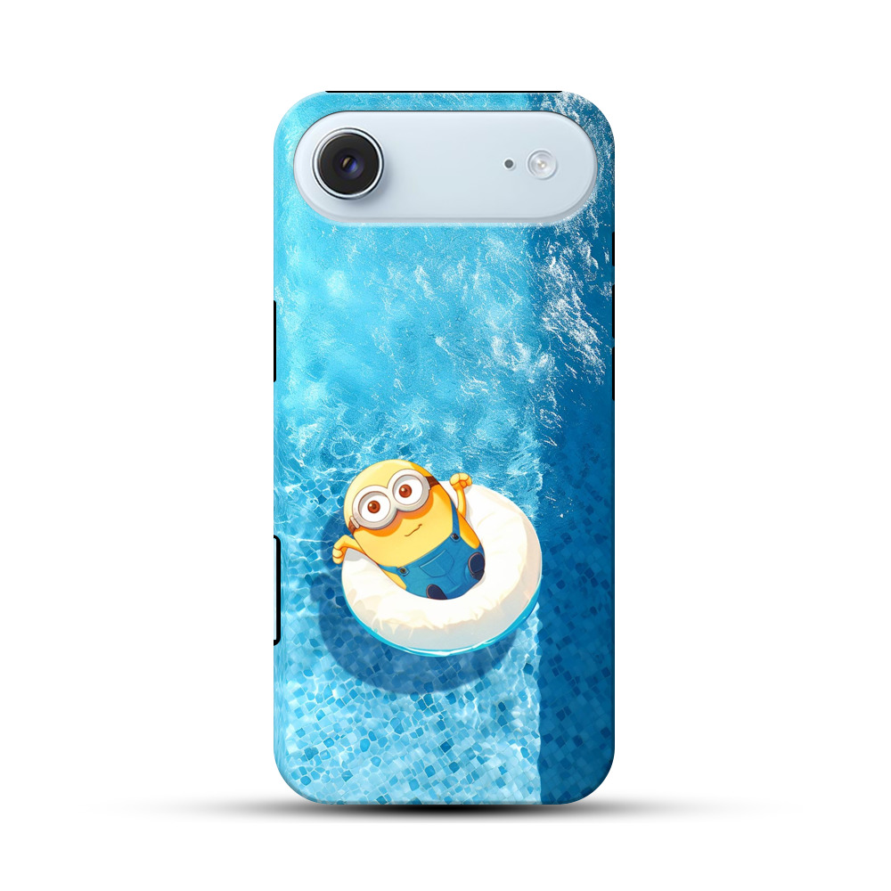 ミニオンとプール浮き輪 iPhone Airオリジナル耐衝撃ケース