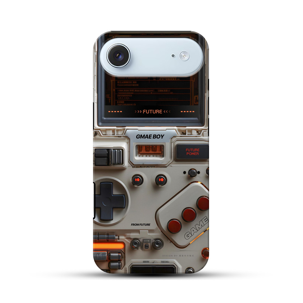 未来的レトロゲーム機コントローラー iPhone Airオリジナル耐衝撃ケース