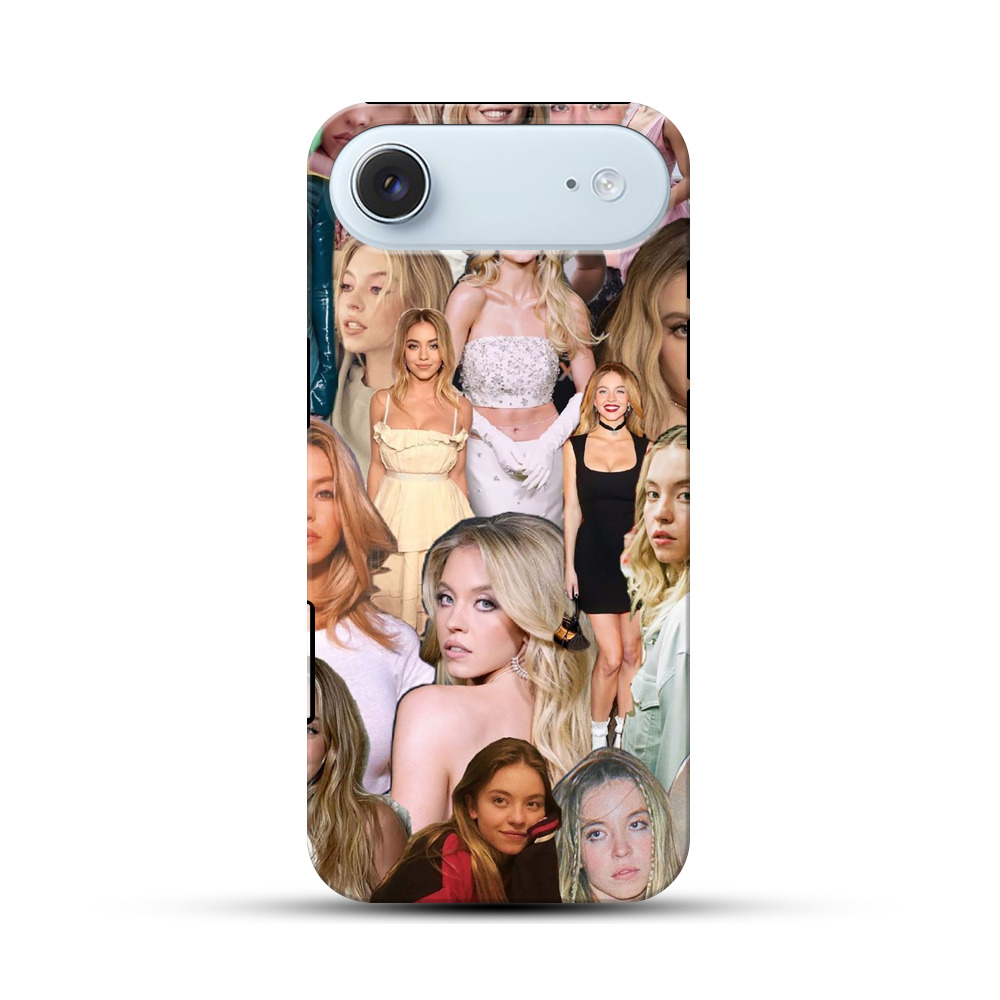 魅力的な女性コラージュ iPhone Airオリジナル耐衝撃ケース