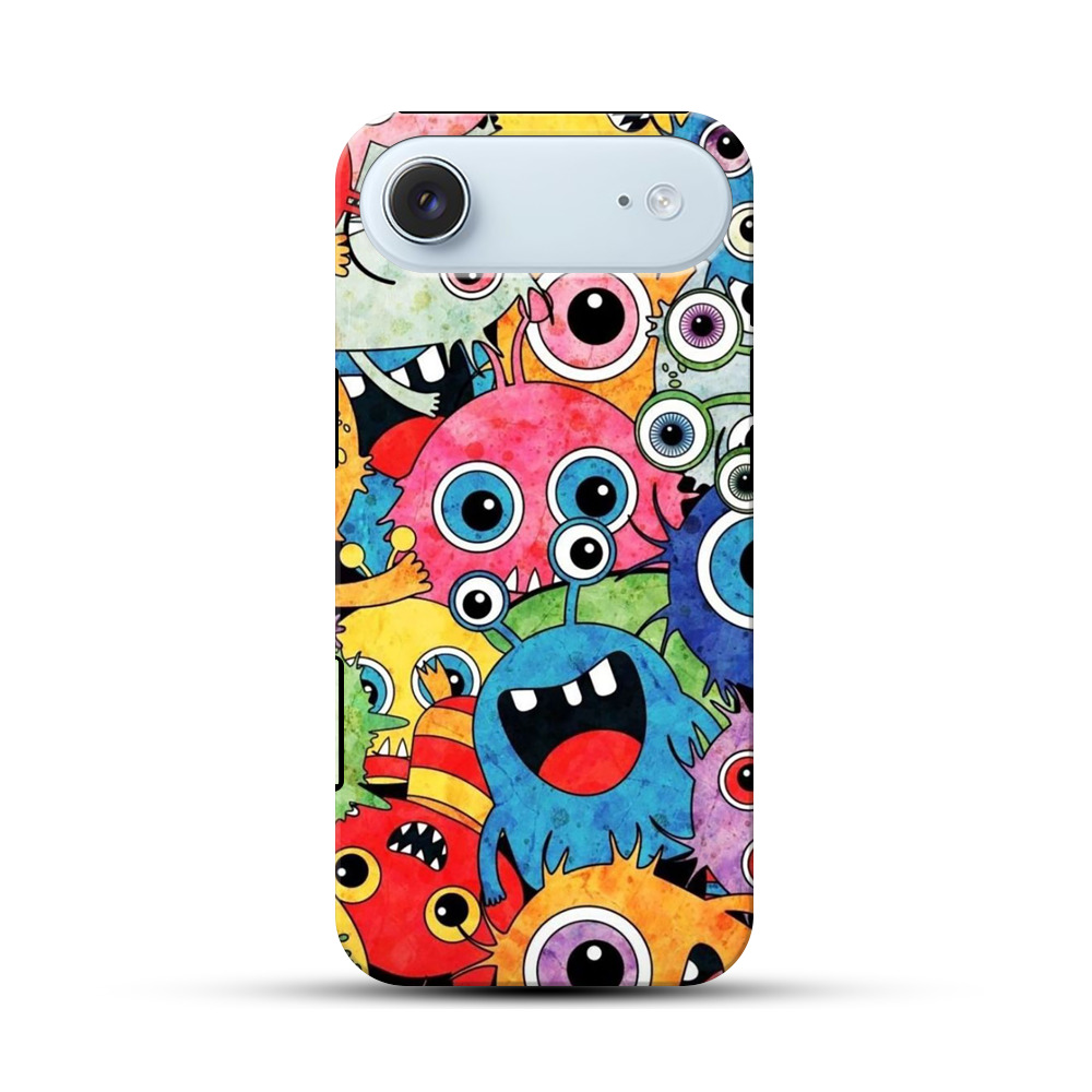 モンスターたちのイラスト iPhone Airオリジナル耐衝撃ケース