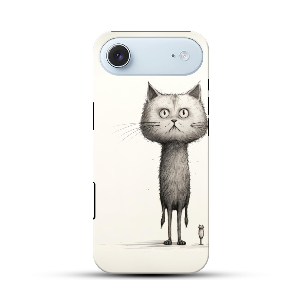 長い首の猫 iPhone Airオリジナル耐衝撃ケース