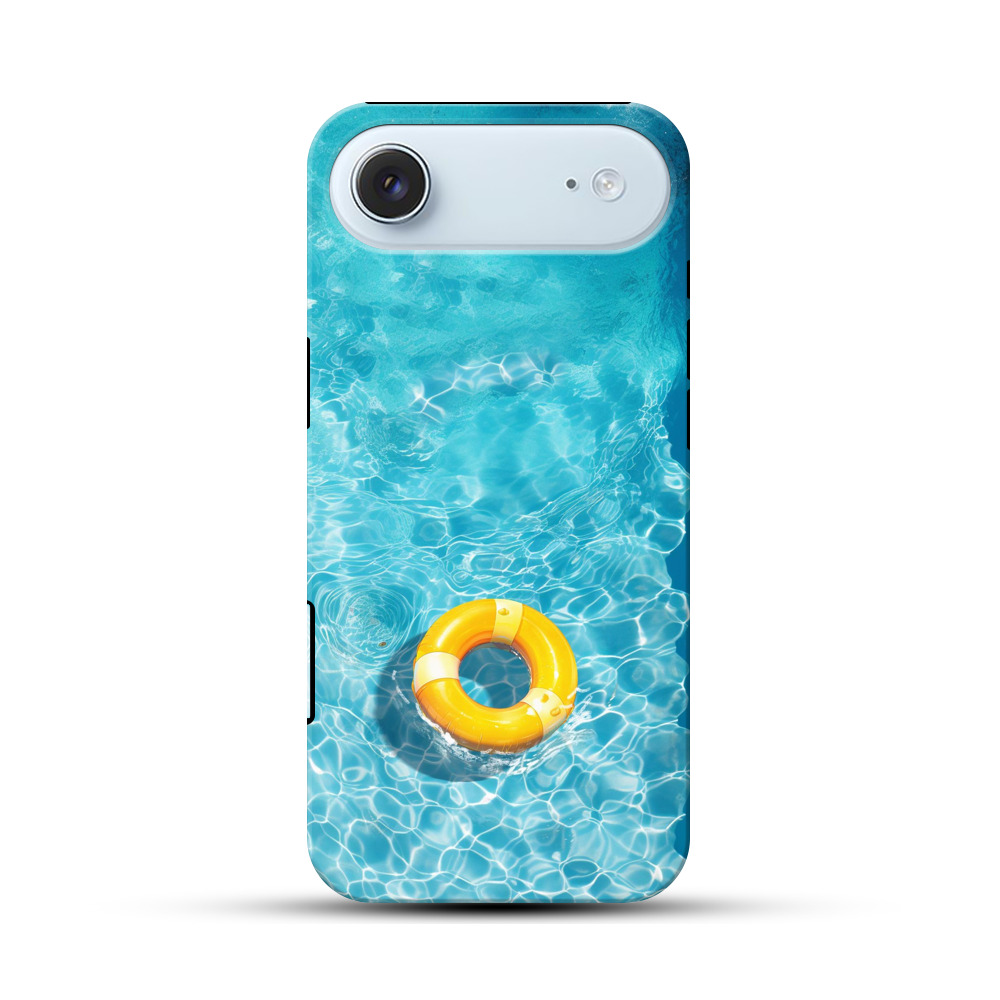 プールの水と浮き輪 iPhone Airオリジナル耐衝撃ケース