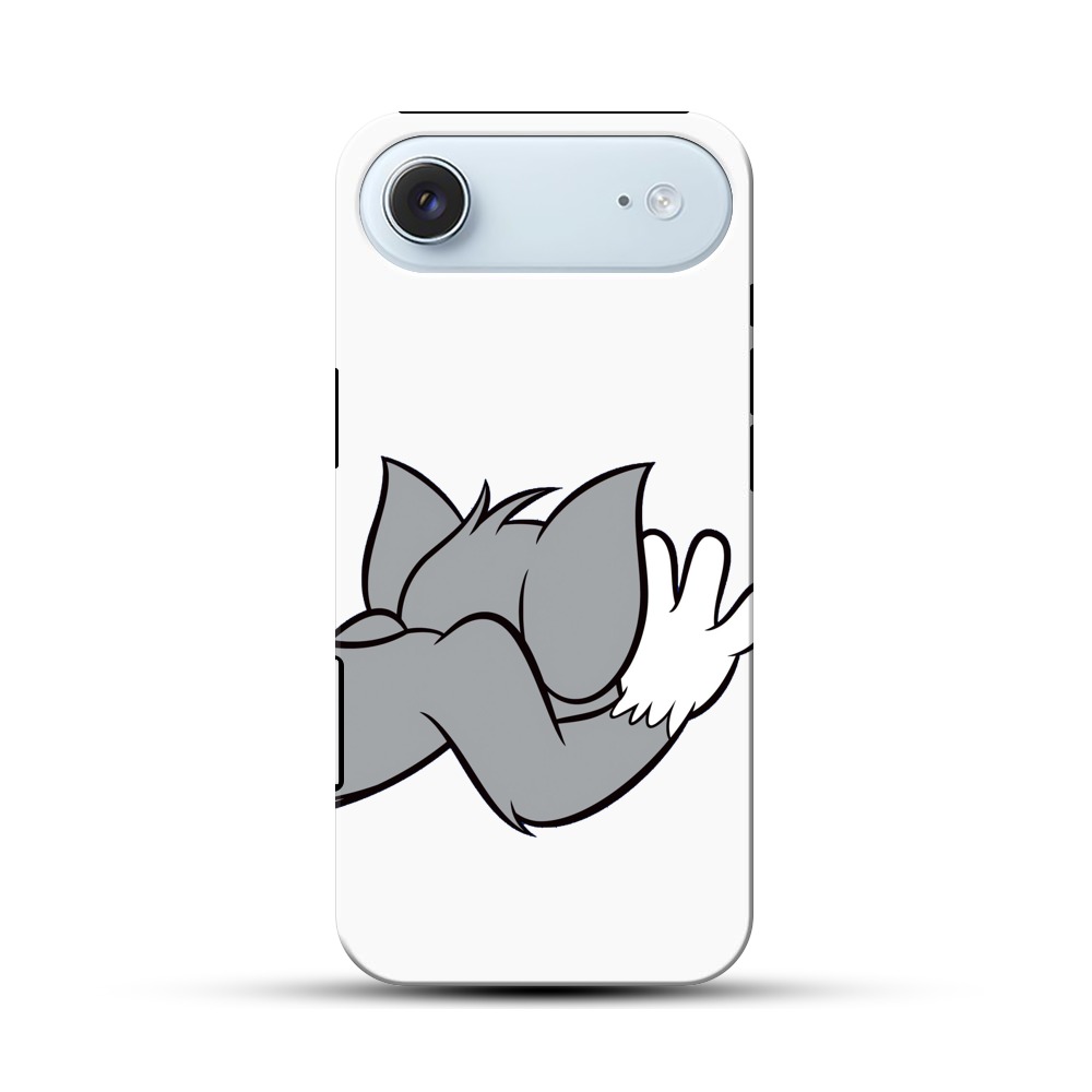 猫の後ろ姿 iPhone Airオリジナル耐衝撃ケース