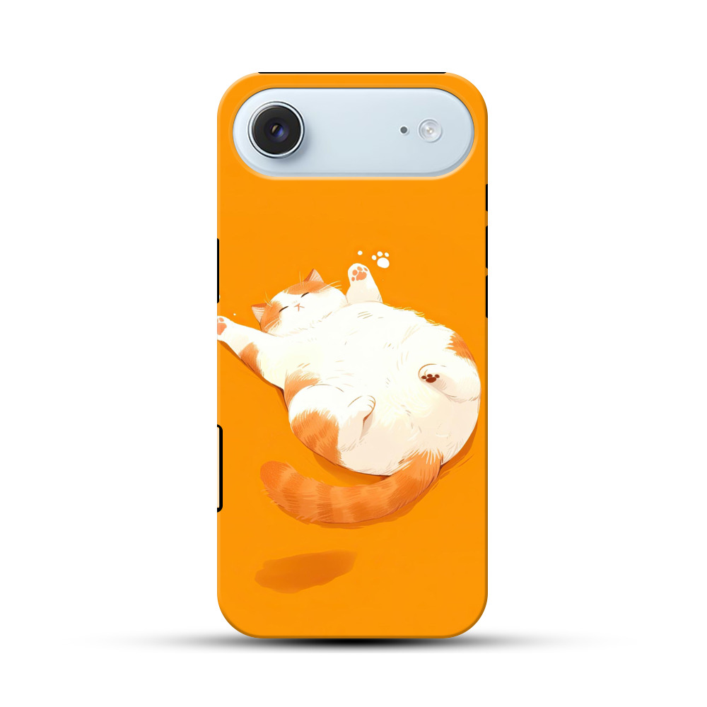 お腹を見せる猫 iPhone Airオリジナル耐衝撃ケース