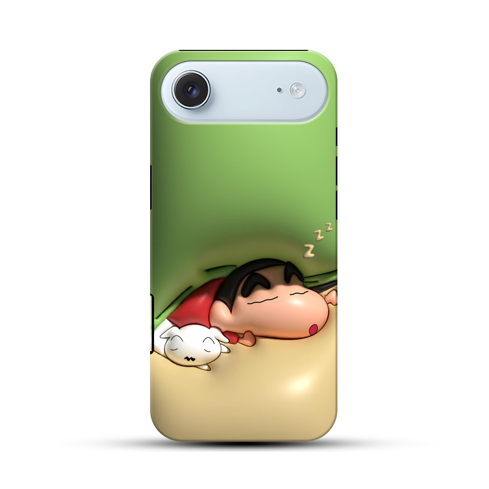 眠るクレヨンしんちゃん iPhone Airオリジナル耐衝撃ケース