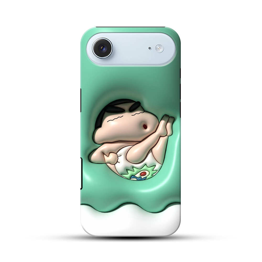 お風呂リラックスしんちゃん iPhone Airオリジナル耐衝撃ケース