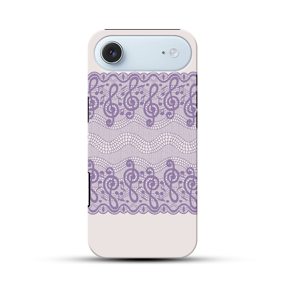 音符レース模様 iPhone Airオリジナル耐衝撃ケース