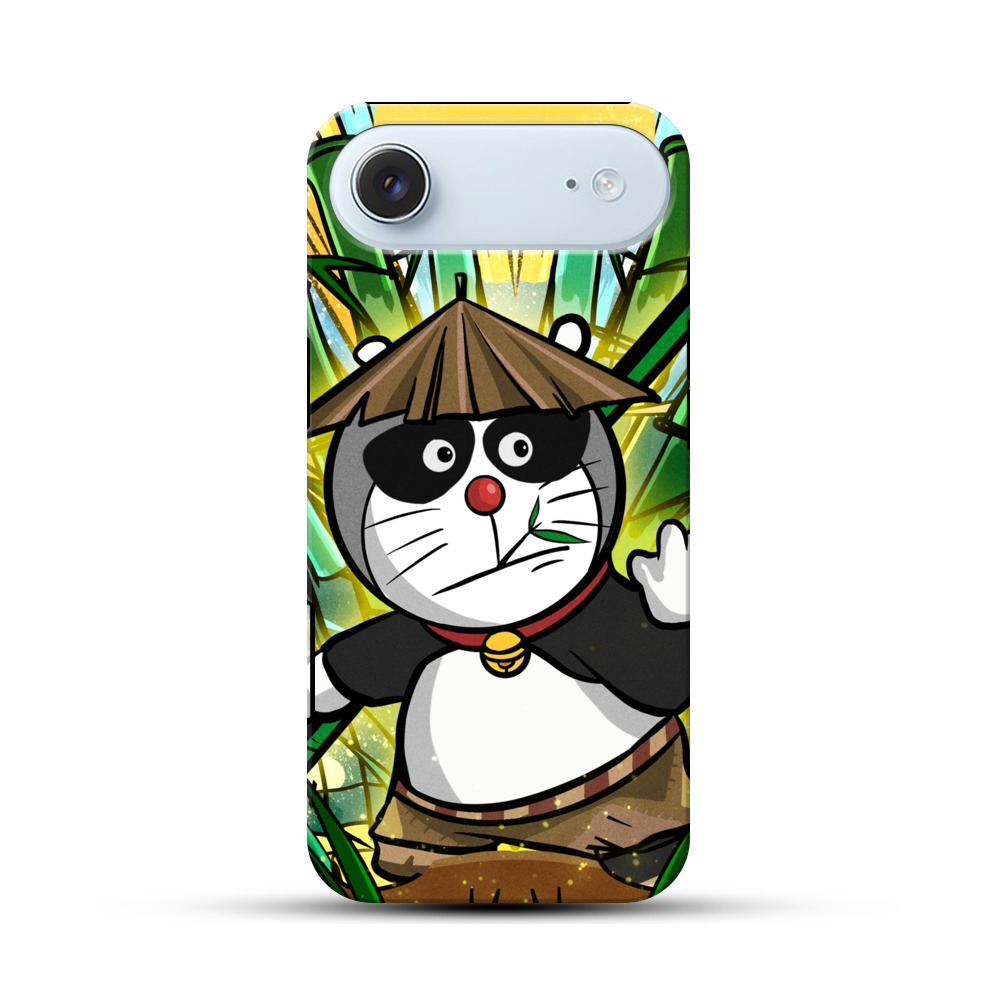 笠をかぶる竹林パンダ iPhone Airオリジナル耐衝撃ケース