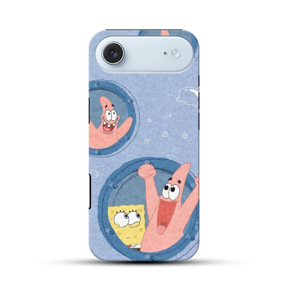 楽しそうなパトリック iPhone Airオリジナル耐衝撃ケース