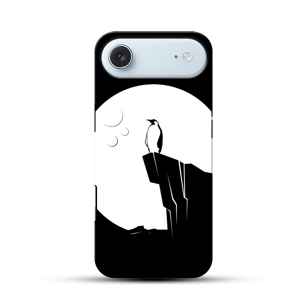 ペンギンシルエット iPhone Airオリジナル耐衝撃ケース