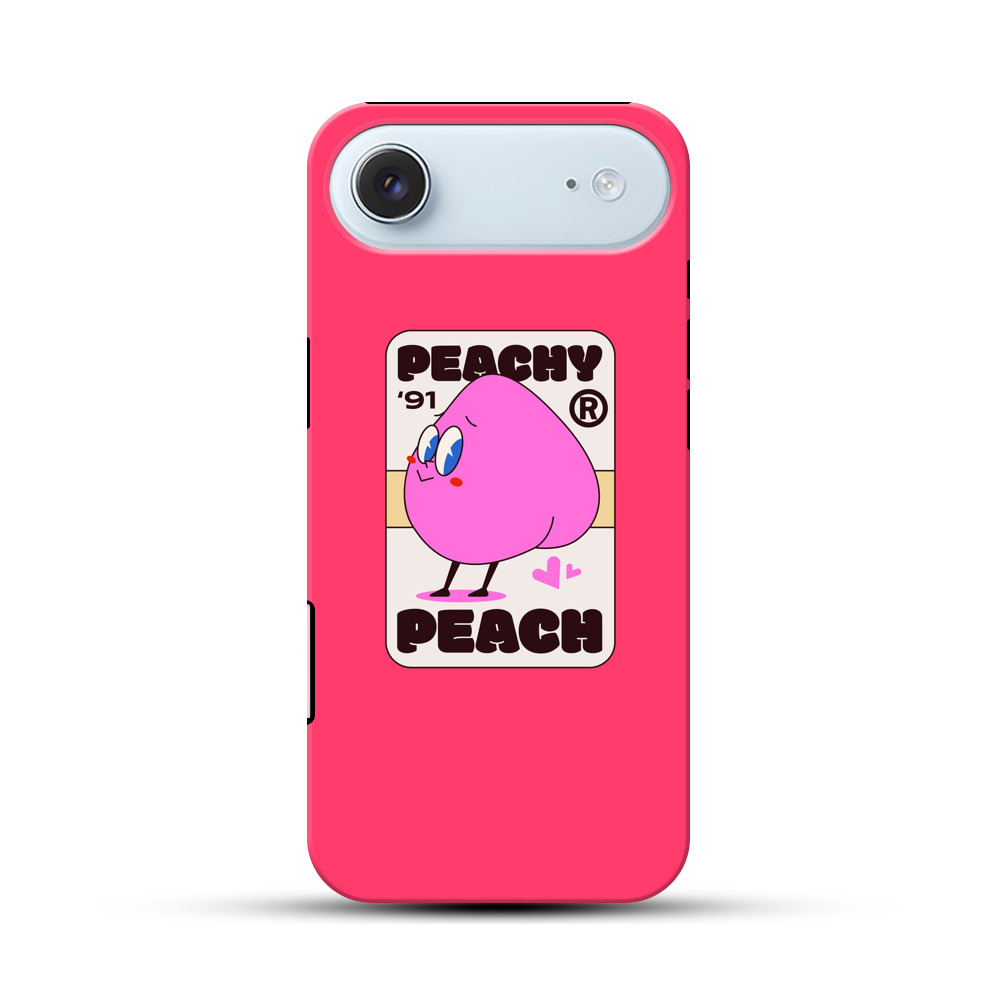 ピーチキャラクター iPhone Airオリジナル耐衝撃ケース