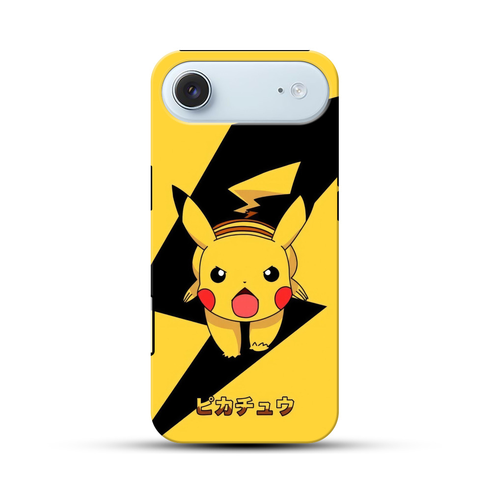 ピカチュウの強い表情 iPhone Airオリジナル耐衝撃ケース