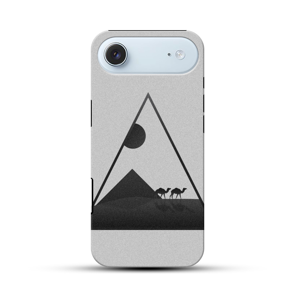 ピラミッドとラクダシルエット iPhone Airオリジナル耐衝撃ケース