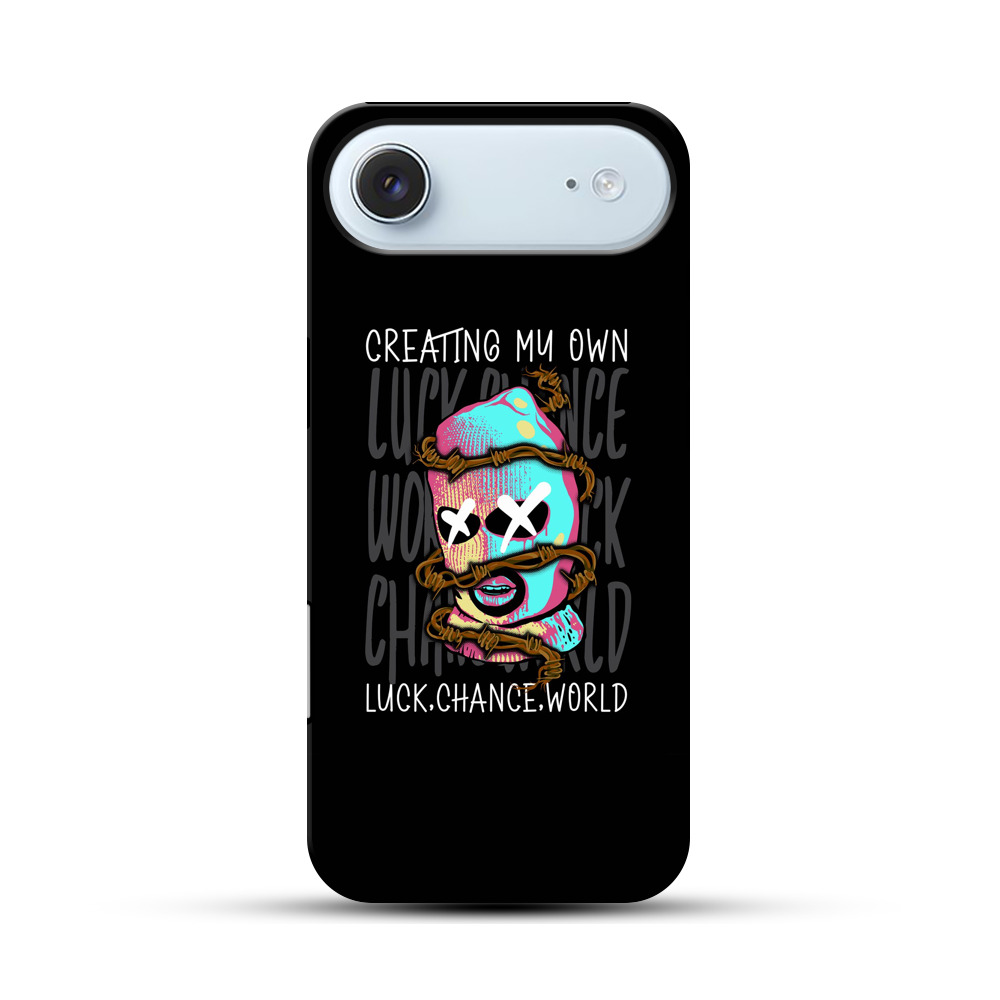 ラッキーコインと縄のイラスト iPhone Airオリジナル耐衝撃ケース